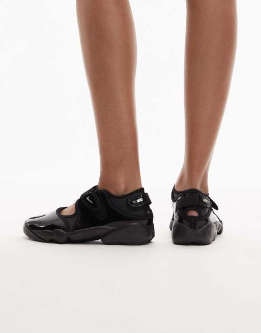 Nike Air - Rift - Sorte sneakers med lakfinish, 3 af 5