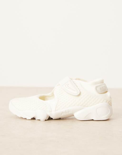 Nike Air Rift trainers in off white