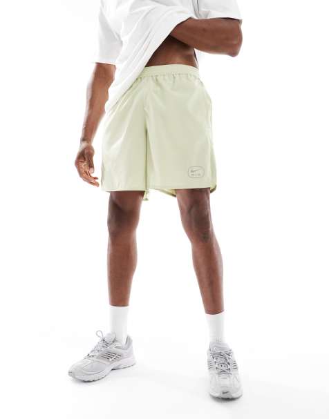 Nike Air run shorts in green - view 1