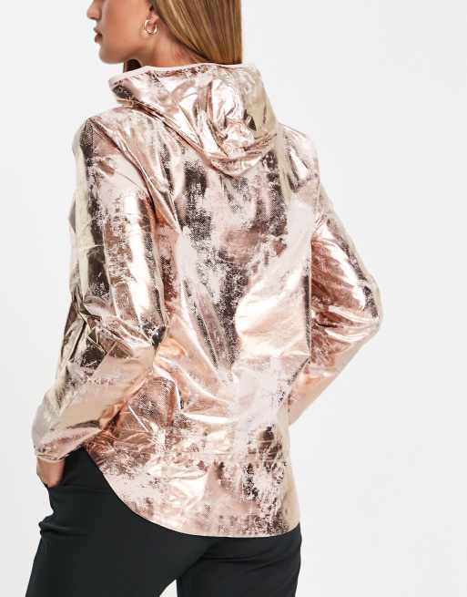 Nike rose store gold windbreaker