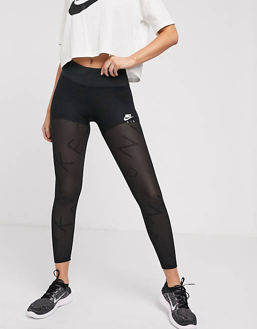 Nike Air Running leggings in black
