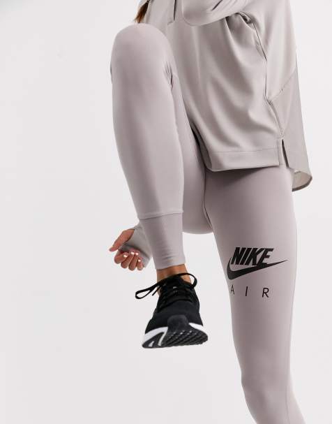 Nike – Air Running – Leggings in Grau