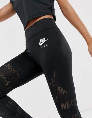 nike air mesh panel tights