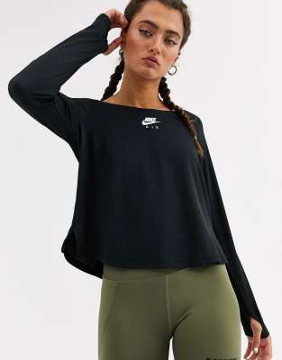 Nike Air Running long sleeve top in 