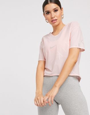 Nike Air Running t-shirt in pink | ASOS
