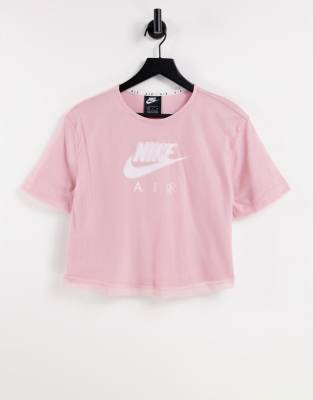 nike pink and white shirt