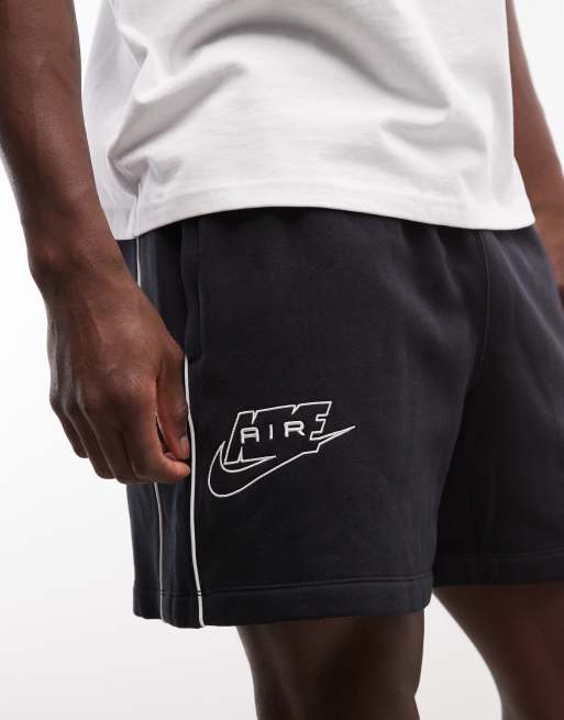 Nike Air shorts with stripe detailing in black , 3 of 5
