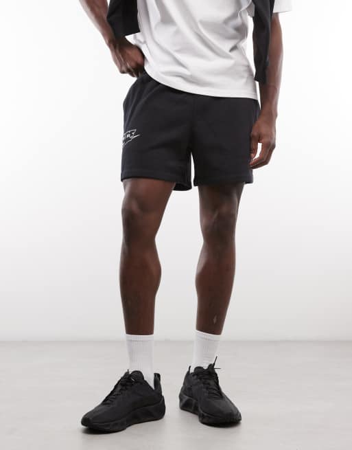 Nike Air shorts with stripe detailing in black , 4 of 5