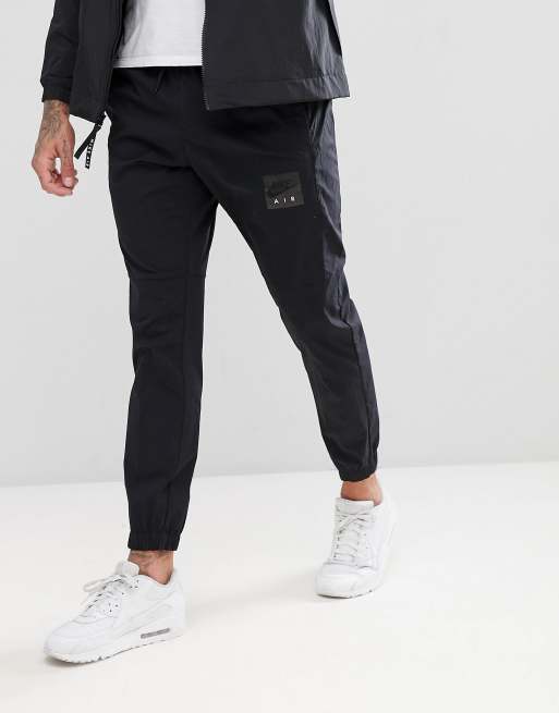 Nike Air Skinny Fit Woven Joggers In Black 886054 010 ASOS