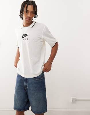 Nike Air Soccer Jersey Polo In White