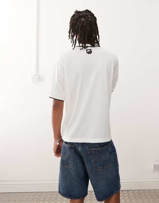 Nike Air soccer jersey polo in off white, 4 of 4