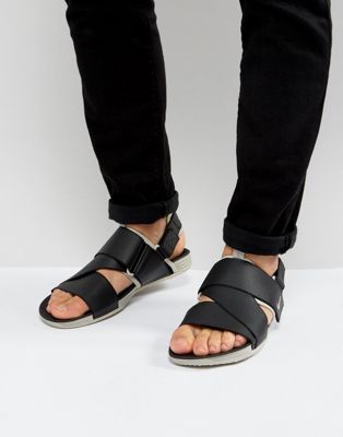 Nike Air Solarsoft Zig Zag Sandals In Black 579912-001 | ASOS