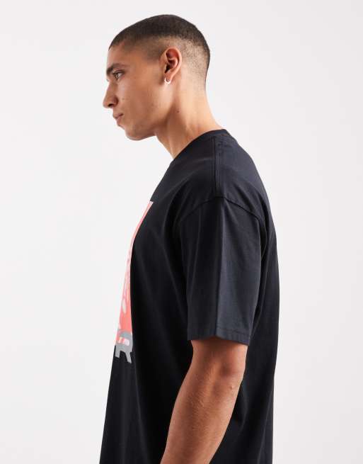 Nike Air - Sort T-shirt med grafik, 4 af 5