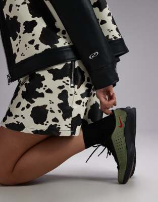Air Superfly - Baskets unisexes - Noir et vert WM 15.5