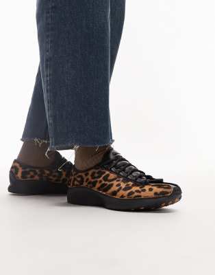 Nike - Air Superfly - Sneaker mit Leopardenmuster-Brown