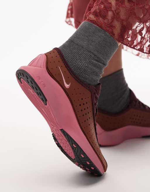 Nike Air Superfly sneakers in brown and pink, 3 of 5
