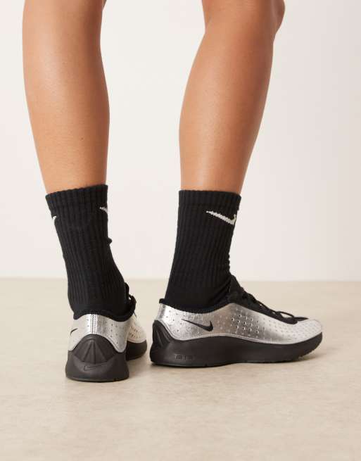 Nike - Air Superfly - Sneakers unisex color nero e argento, 5 di 5