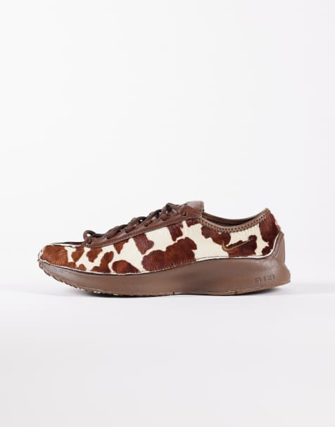 Nike Air Superfly trainers in cow print - view 1