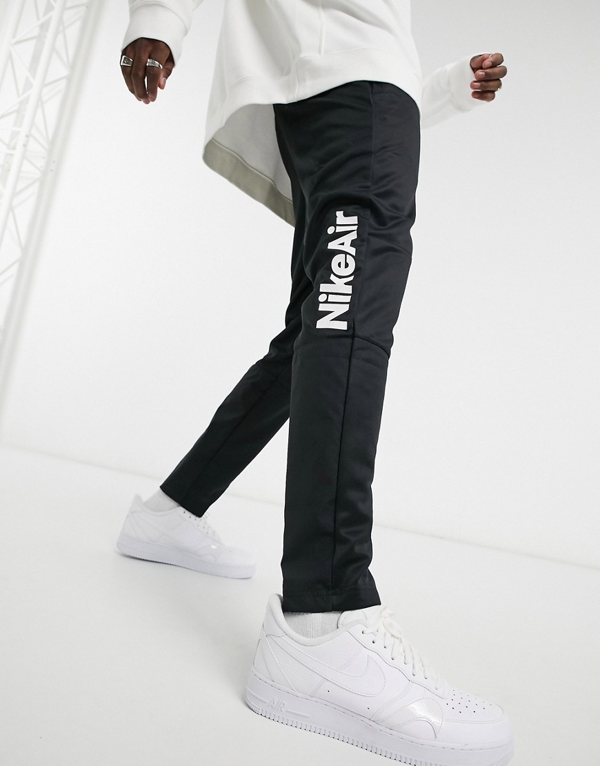 Nike – Air – Svarta mjukisbyxor i stickad polyester