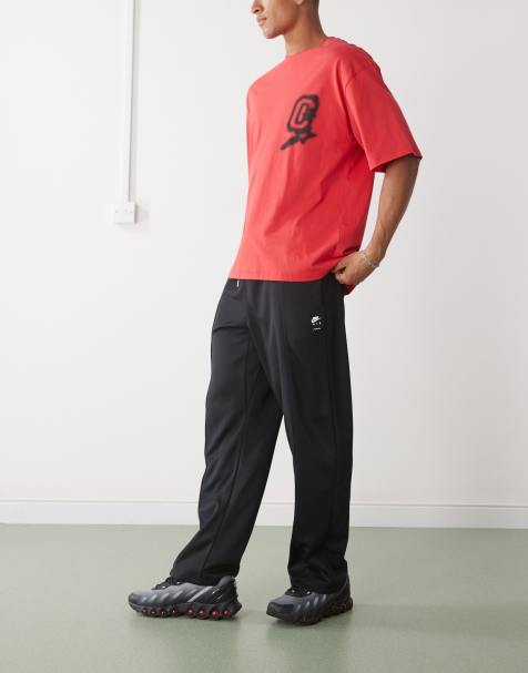 Nike – Air – Svarta, vävda byxor - view 1