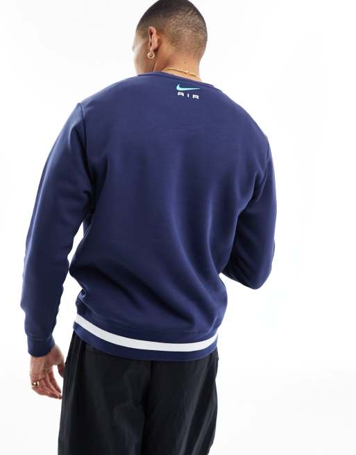 Nike air blue sweatshirt hot sale