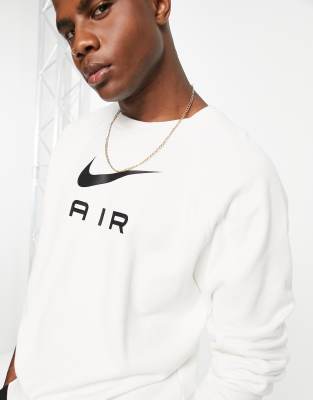 white nike air sweater