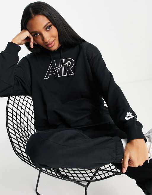 Nike Air swoosh tracksuit in black