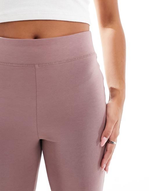 Nike Air – Szaroróżowe legginsy dzwony z wysokim stanem, 5 z 5