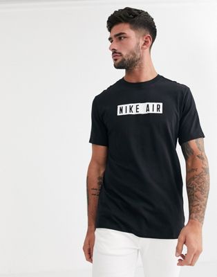 black nike air t shirt