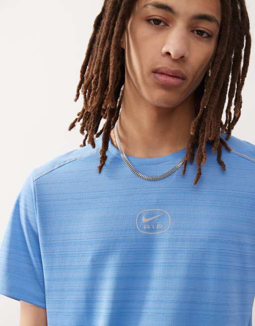 Nike - Air - T-shirt blu con grafica, 2 di 4