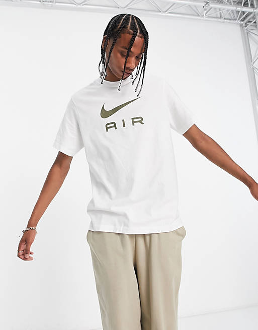 Nike Air T-Shirt In White | ASOS