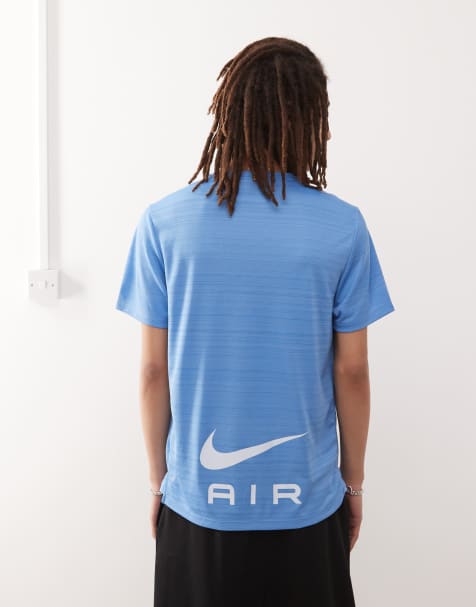 Nike - Air - T-shirt met grafische print in blauw - view 1