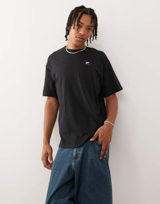 Nike - Air - T-shirt met grafische print in zwart, 2 van 4
