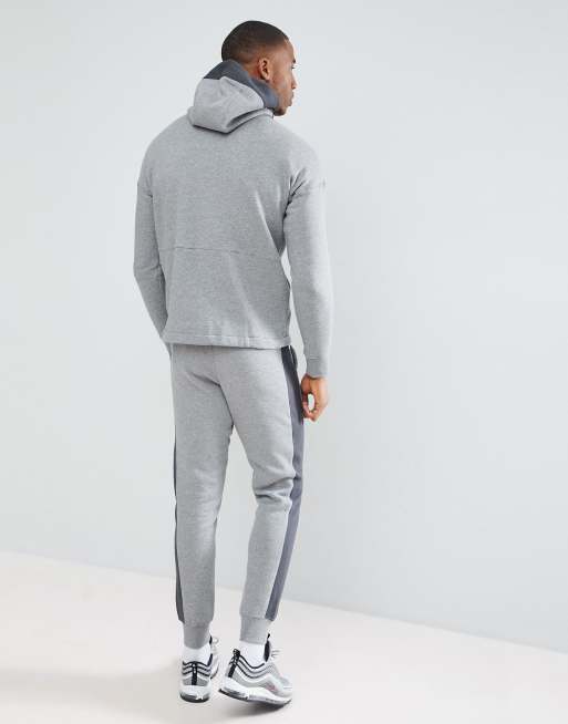 Grey sweatsuit online nike