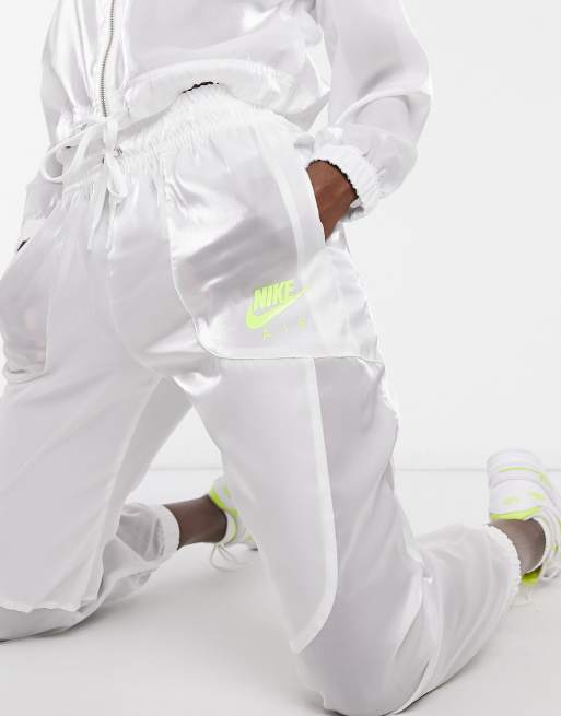 Nike Air translucent joggers in white