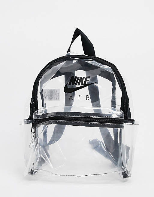 Schuldig De Alpen Speeltoestellen Nike Air transparent mini backpack | ASOS