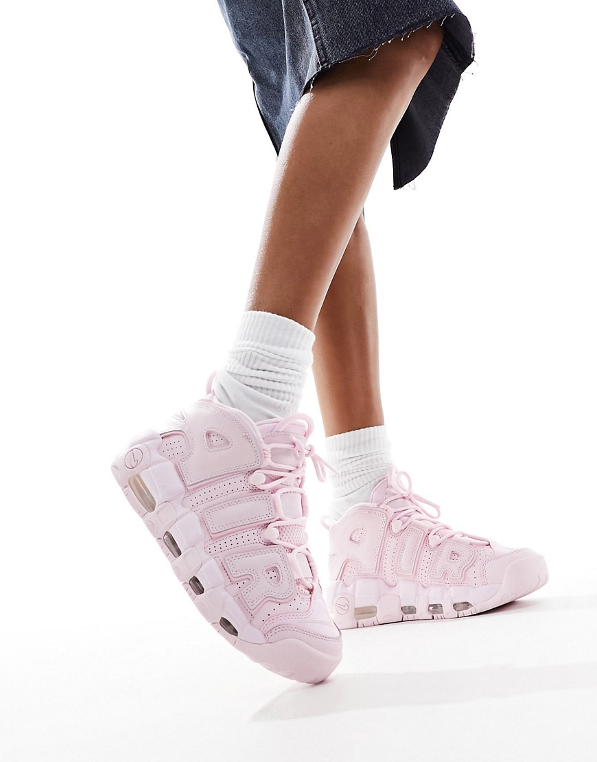 Nike Air Uptempo trainers in pink foam