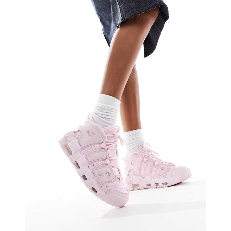Nike Air Uptempo trainers in pink foam