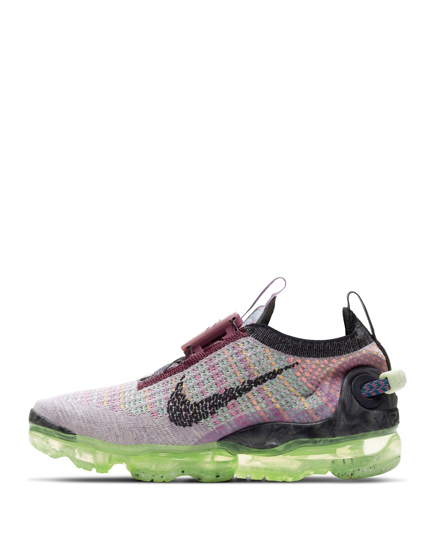 Nike Air Vapormax 2020 Flyknit sneakers in violet ash and sunset pulse-Pink