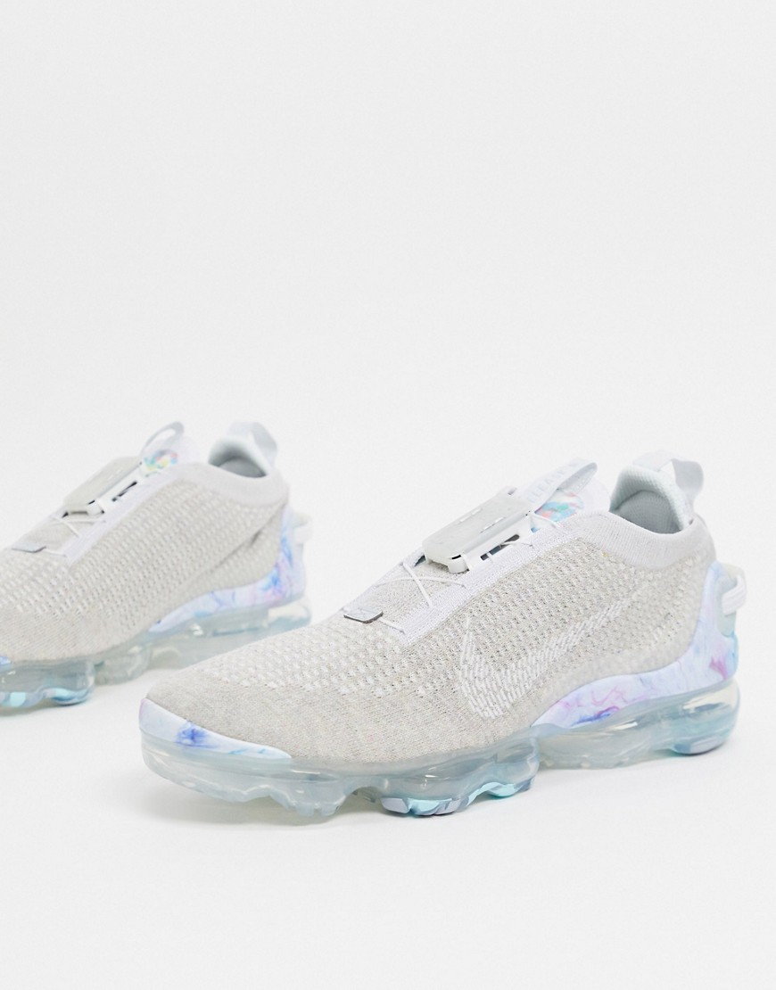 Nike Air Vapormax 2020 Flyknit trainers in white/summit white