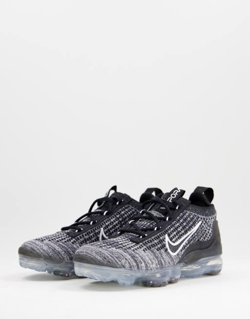 Nike Air Vapormax 2021 Flyknit Baskets Noir gris GREY