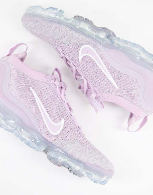 Nike Air Vapormax 2021 Flyknit Sneakers in arctisch roze