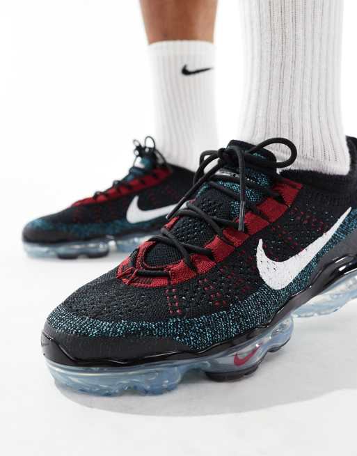 Nike air vapormax black and red hotsell