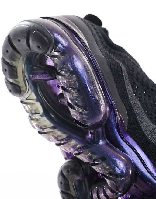 Vapormax flyknit black and clearance purple