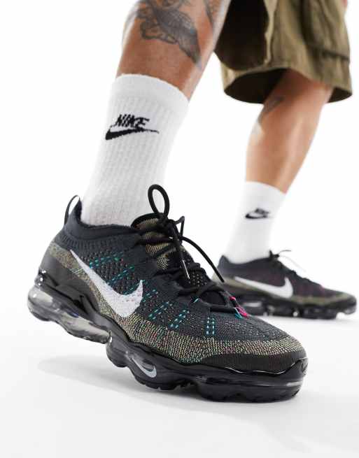 Nike Air Vapormax 2023 Flyknit sneakers in black ASOS