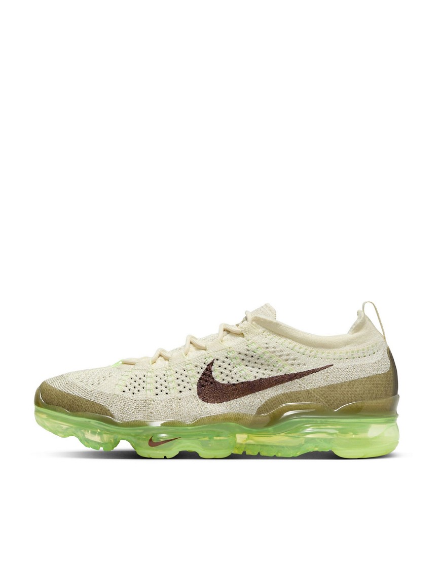 Shop Nike Air Vapormax 2023 Flyknit Sneakers In Off White