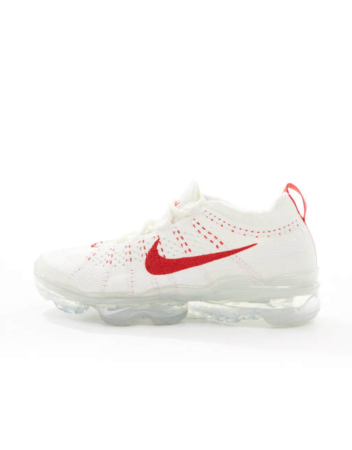 Nike air vapormax 2025 flyknit blanche et rouge