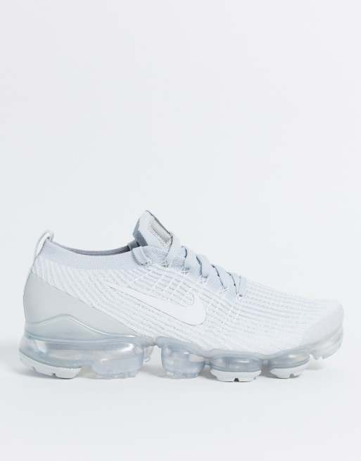 Nike Air Vapormax 3 Flyknit Trainers In Triple White Asos