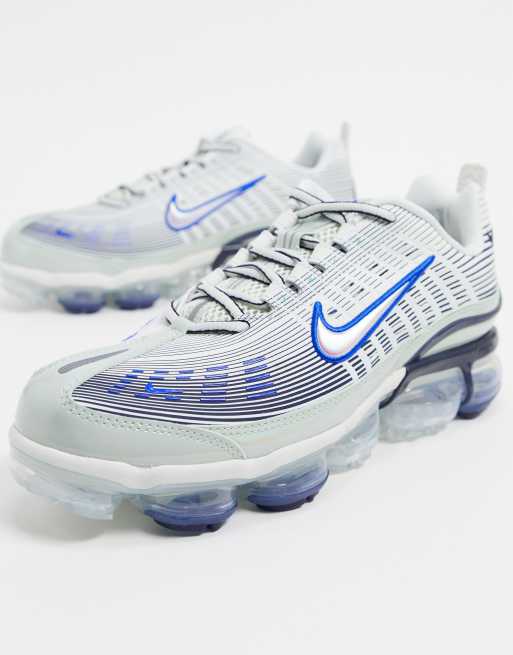 Nike air vapormax blanc on sale bleu