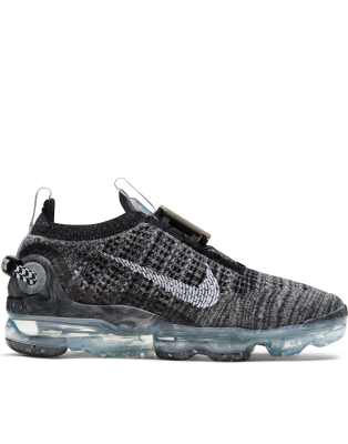 Nike Air Vapormax Flyknit 2020 sneakers in black/gray fog